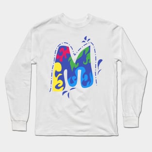 Letter M Long Sleeve T-Shirt